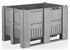 Caisse-palette plastique monobloc 800 x 1200 mm - CPP812/CB1/G