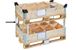 Lot de 50 réhausseurs de palette 2 Kgs en acier galvanisé gerbable - 5903550/LOT50