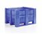 Caisse-palette plastique monobloc 1000 x 1200 BLEU FONCE - CPP1012/CB3/BF