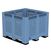 Caisse palette-plastique PEHD grand volume 1060 l 3 semelles - CPP1212/1060/3S
