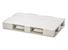 Palette plastique plancher plein 3 semelles - UP812/PP