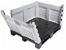 Caisse-palette PEHD démontable Kitbin parois ajourées - KB1012M-C