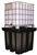 Bac de rétention plastique 1 cuve (1050 litres de rétention) - BAC1050P