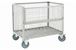 Chariot métallique grillagé 800x1200 mm charge 1000 Kg - MANU10W