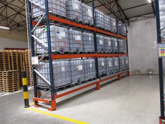 Bac de rétention 880 litres pour racks de stockage