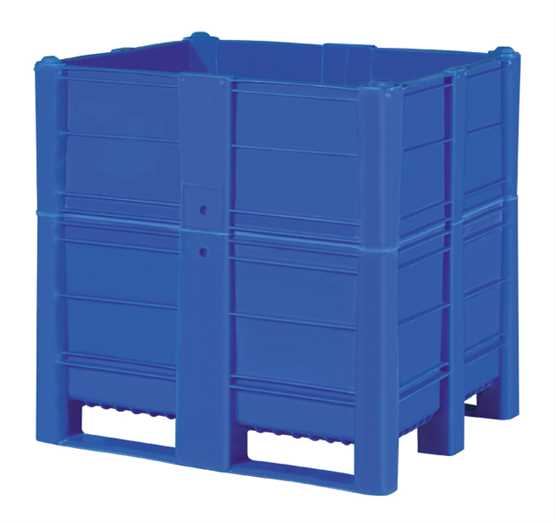 Caisse-palette plastique 1000 x 1200 Parois pleines, 1030 litres