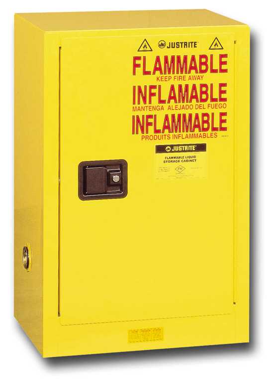 Armoire de sécurité FM comptoir manuelle pour produits inflammables