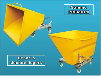 Benne à déchets légers gamme PREMIUM