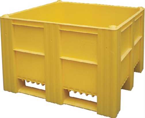 Caisse Plastique 400X300 Fond & Parois Pleins 22 Litres